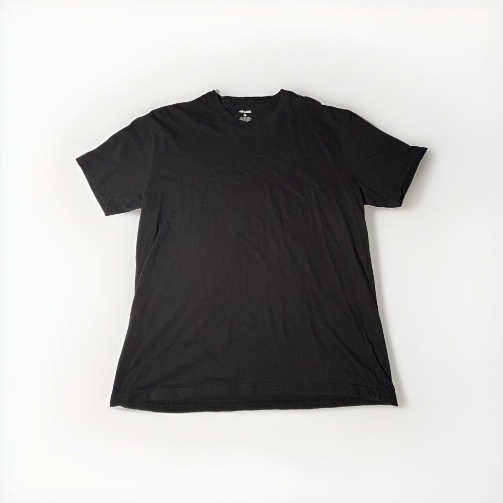 NWOT True Classic Men’s XL Black Crew Neck T-Shirt Short Sleeve Cotton Blend